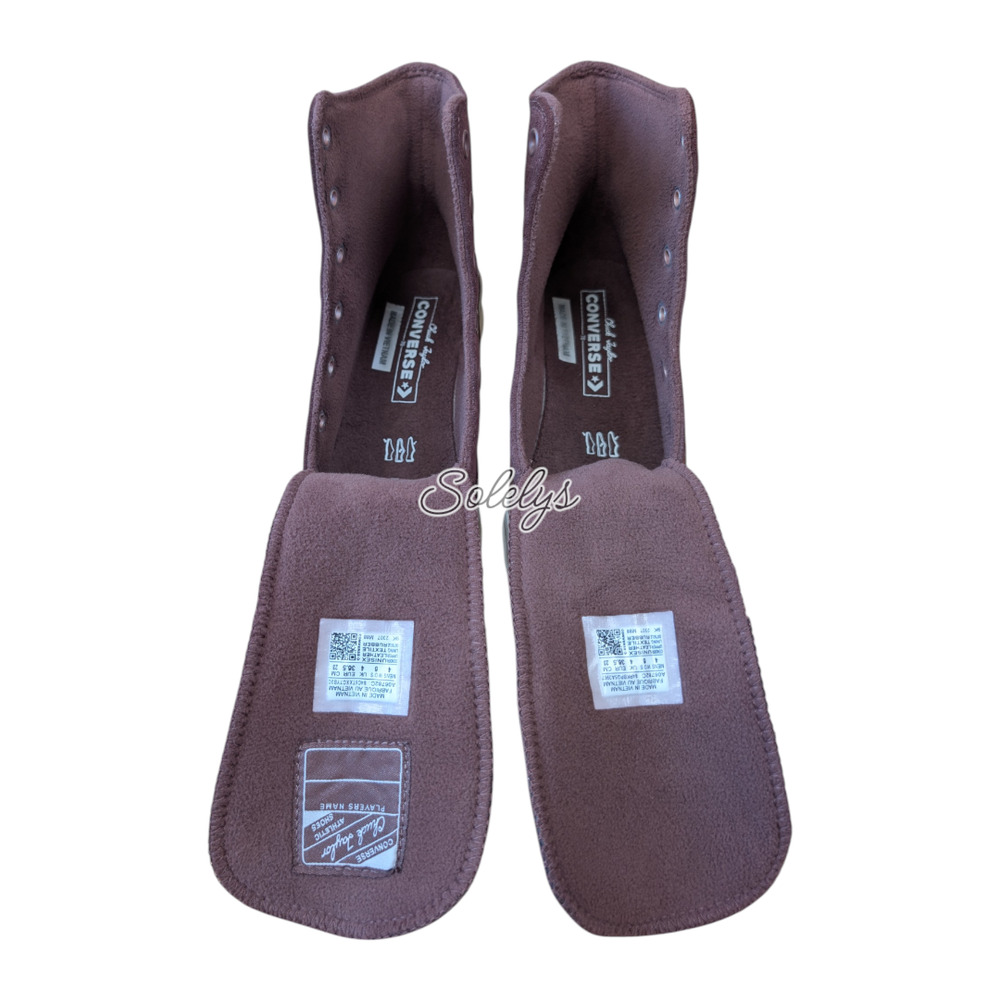 Converse Chuck 70 De Luxe Heel Suede Platform Eternal Earth Brown Boot Womens 6 - Picture 7 of 9